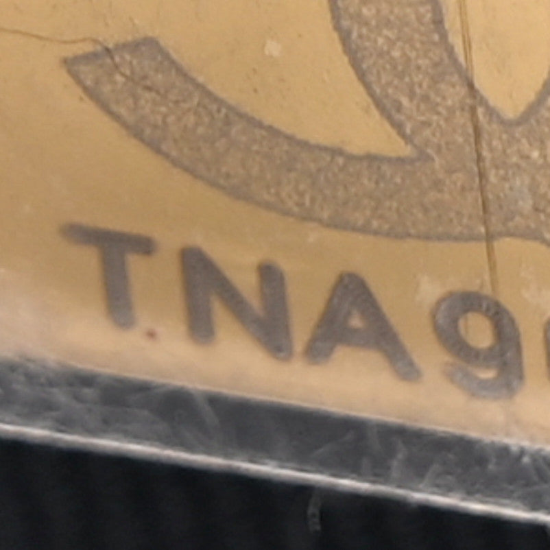 Shiny Caviar Quilted Mini Square Flap Black