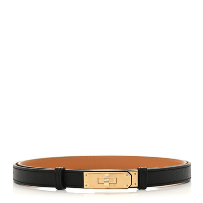 Hermes Epsom Kelly Belt Black 1 of 5