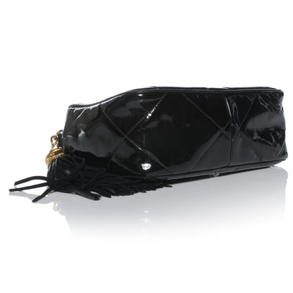 Chanel Patent Tassel Small Camera Case Black 4 of 8