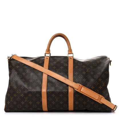 Louis Vuitton Monogram Keepall Bandouliere 55 1 of 39