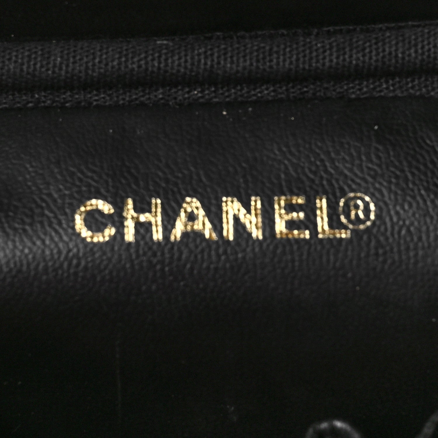 Chanel Caviar Vanity Cosmetic Case Black 6 of 9