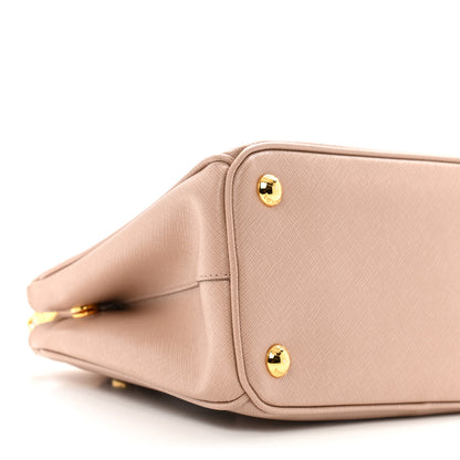 Prada Saffiano Lux Mini Galleria Double Zip Tote Cipria 8 of 10