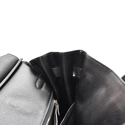 Hermes Taurillon Clemence Birkin 35 Black 26 of 37