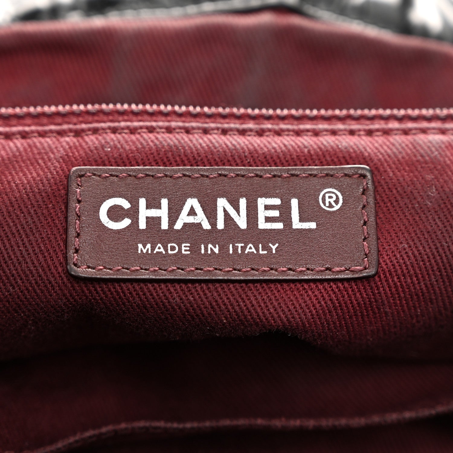 Chanel Iridescent Calfskin Quilted Large In The Mix Tote Black 6 of 11