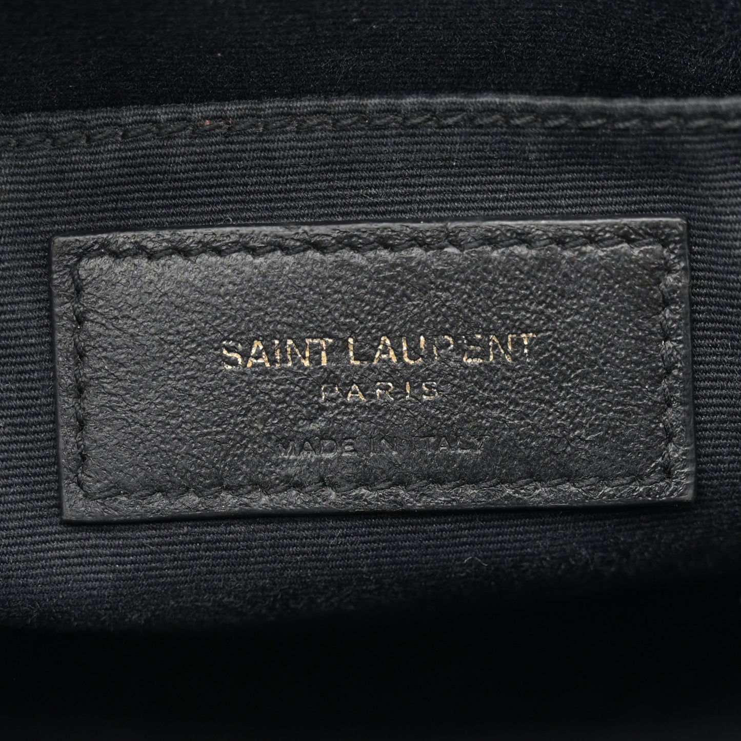 Calfskin Matelasse Monogram Lou Camera Bag Black