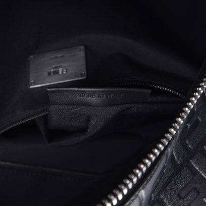 Fendi Vitello Grace FF 1974 Embossed Backpack Black 8 of 8