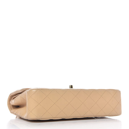 Chanel Lambskin Quilted Medium Double Flap Beige 4 of 12