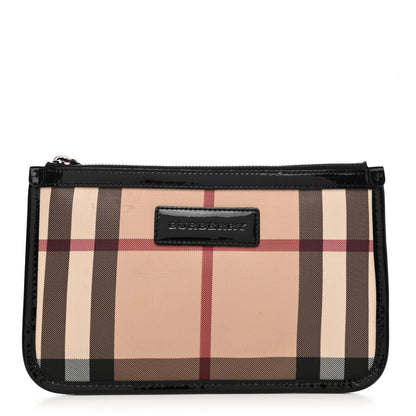 Burberry House Check Zip Pouch Black 1 of 8