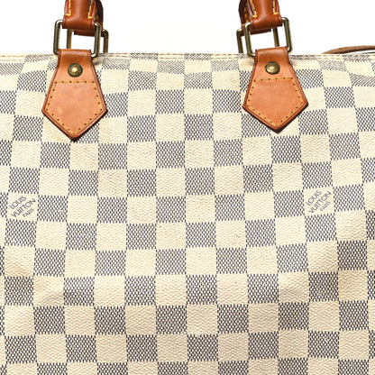 Louis Vuitton Damier Azur Speedy 35 7 of 11