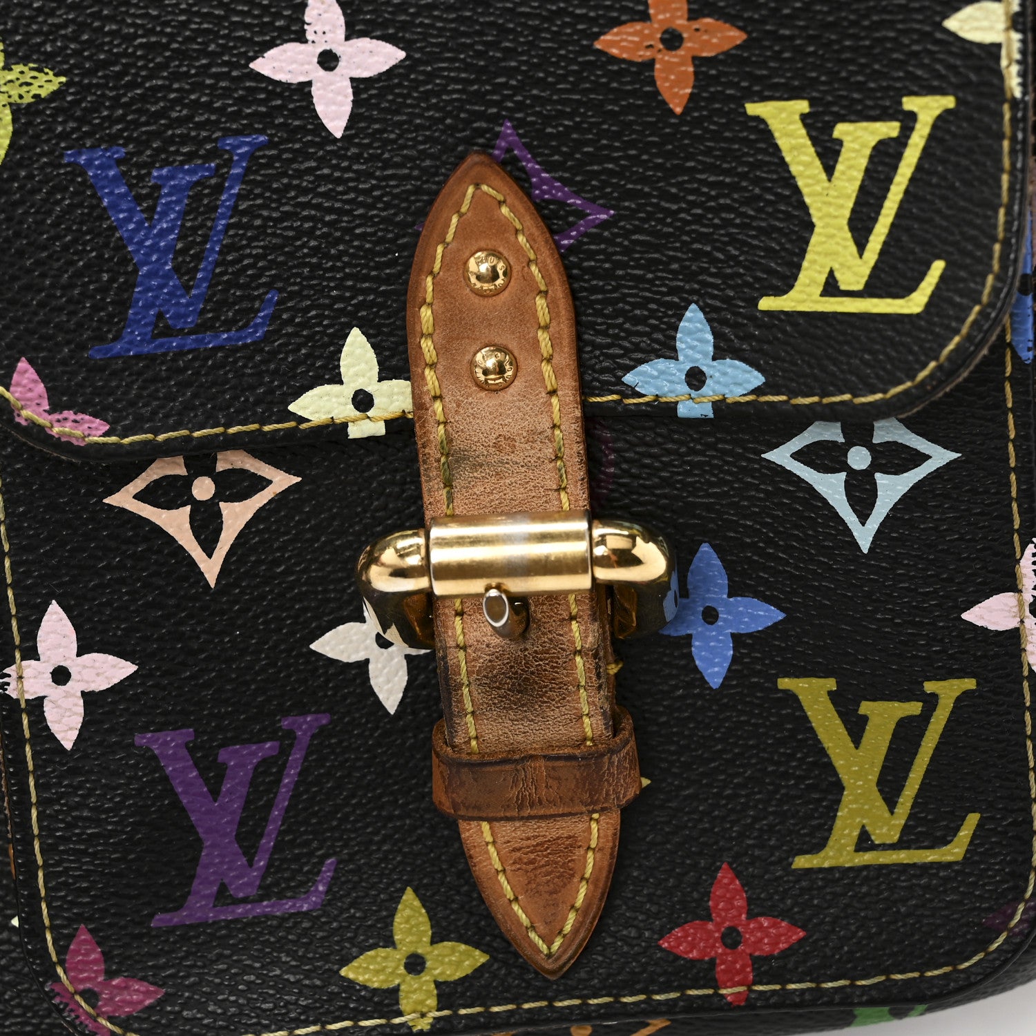 Louis Vuitton Monogram Multicolor Lodge GM Black 11 of 12