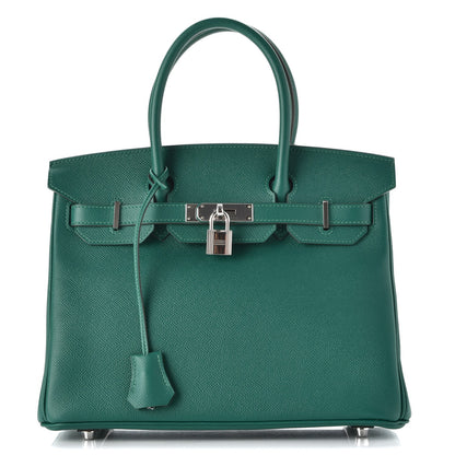 Hermes Epsom Birkin 30 Malachite 1 of 38