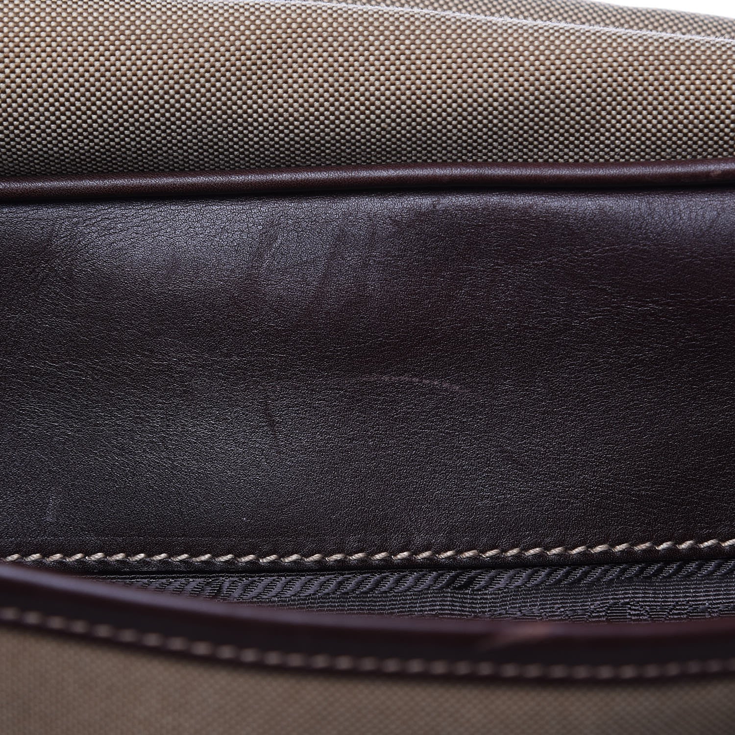 Prada Jacquard Logo Bauletto Corda Moro 12 of 18