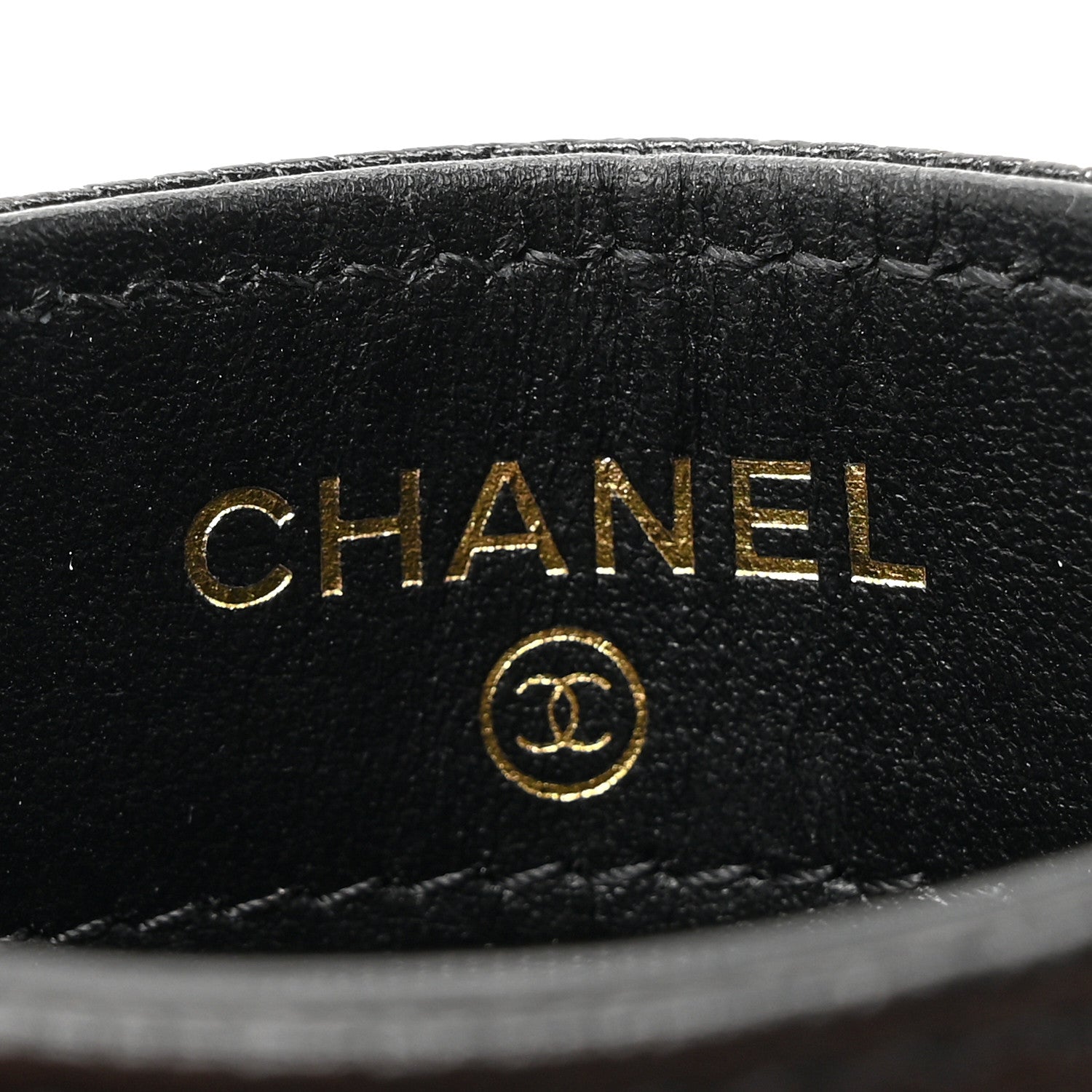 Chanel Caviar Quilted Multi Chain CC Card Holder Black 6 of 8