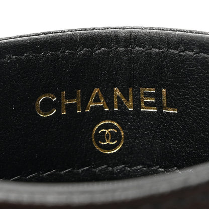 Chanel Caviar Quilted Multi Chain CC Card Holder Black 6 of 8