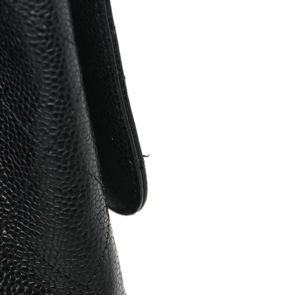 Chanel Caviar Quilted Jumbo Single Flap Black 11 of 11