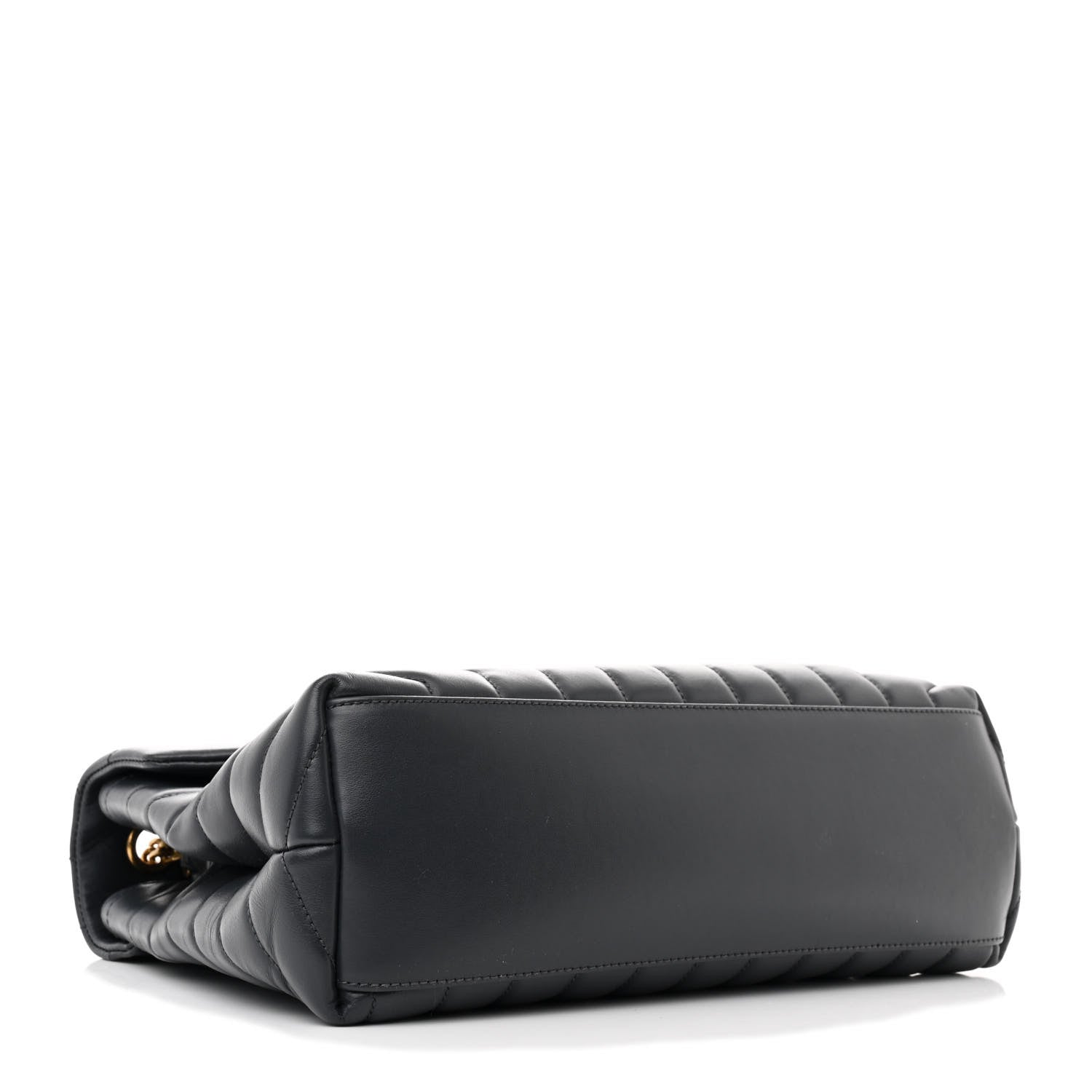 Saint Laurent Calfskin Y Quilted Monogram Medium Loulou Chain Satchel Earth 4 of 12