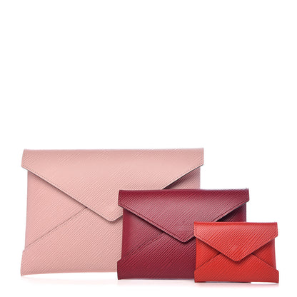 Louis Vuitton Epi Kirigami Pochette Set Rose Ballerine Fuchsia Coquelicot 1 of 8
