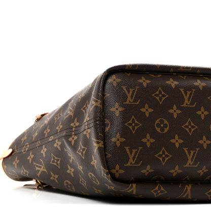 Louis Vuitton Monogram Inside Out Neverfull Bandouliere MM Rouge Sari 8 of 10
