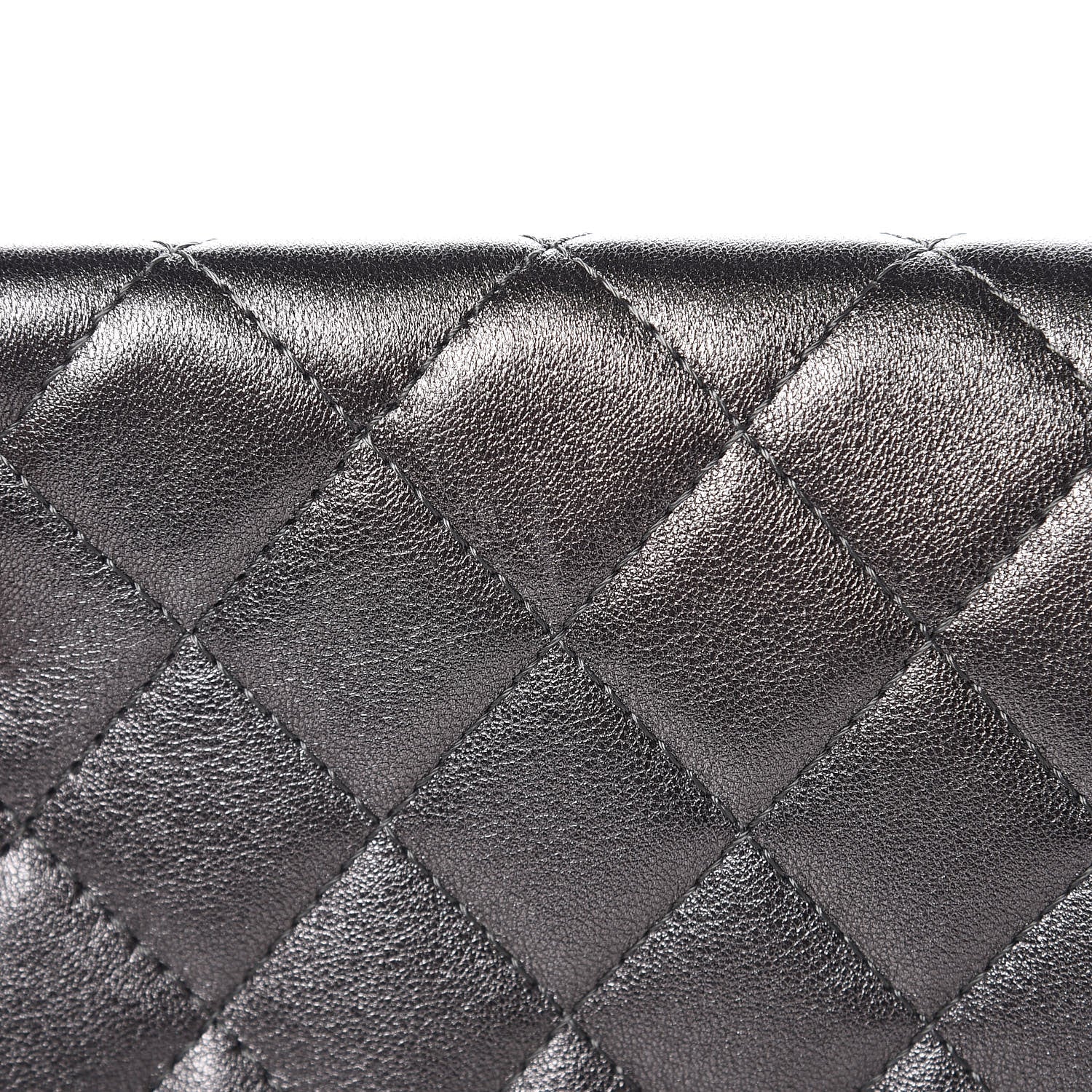 Chanel Metallic Calfskin Quilted 2.55 Reissue 226 Flap Charcoal 11 of 12