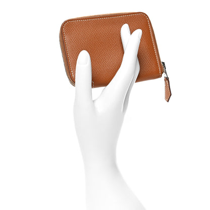 Hermes Epsom Azap Mini Wallet Gold 2 of 8