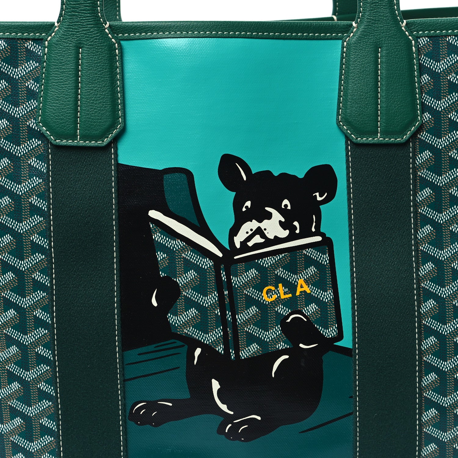 Goyard Goyardine Villette Tote Green 7 of 9