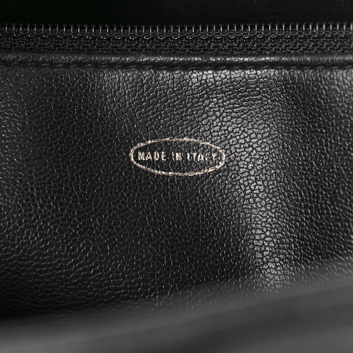 Lambskin Quilted Shopping Tote Black
