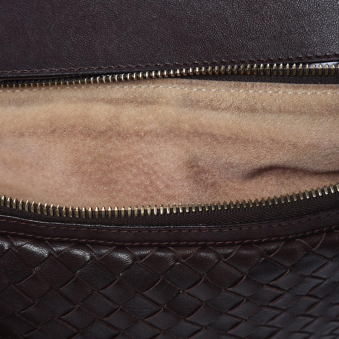 Nappa Intrecciato Hobo Ebano