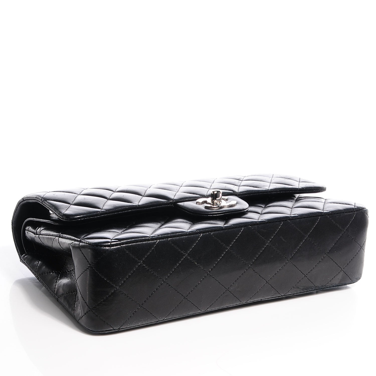 Chanel Lambskin Medium Double Flap Black 4 of 8