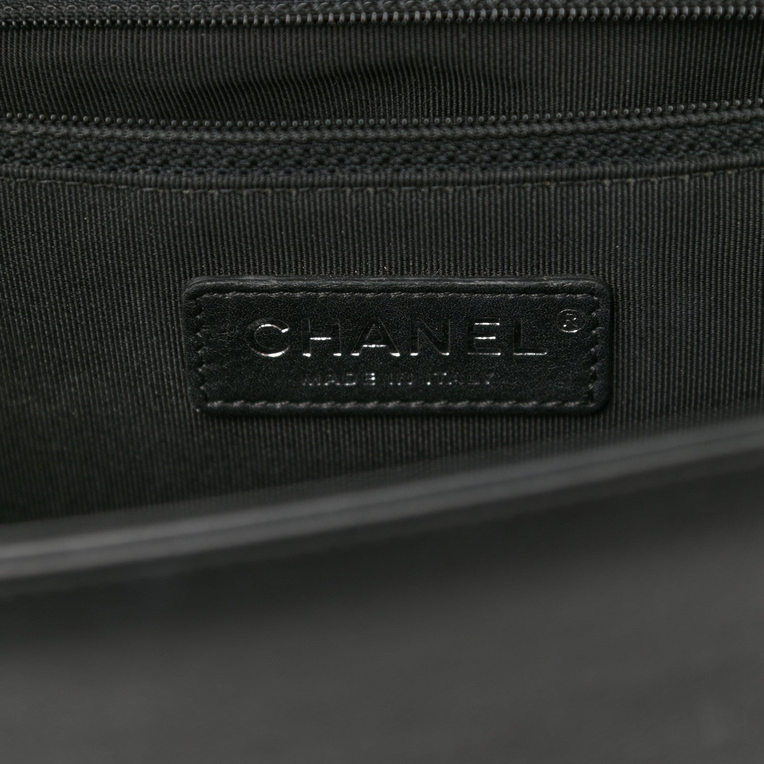 Chanel Calfskin Chevron Quilted New Medium Boy Flap Black 6 of 11