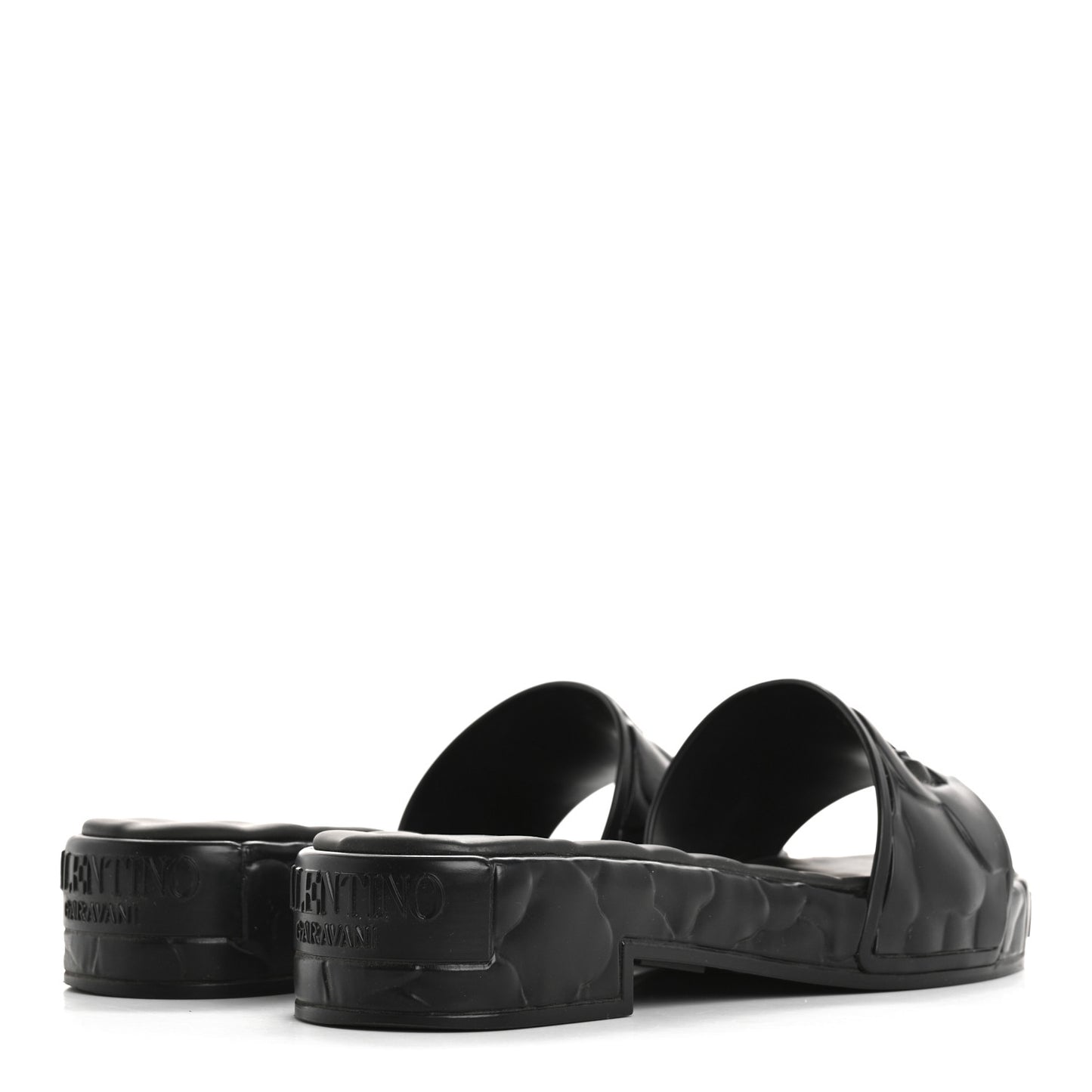 Rubber Atelier 03 Rose Edition 25/40mm Platform Slide Sandals 38 Black