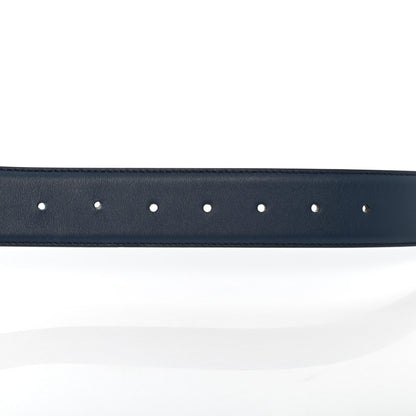 Gucci Moon Calfskin Interlocking G 37mm Belt 90 36 Cobalt Blue 4 of 4