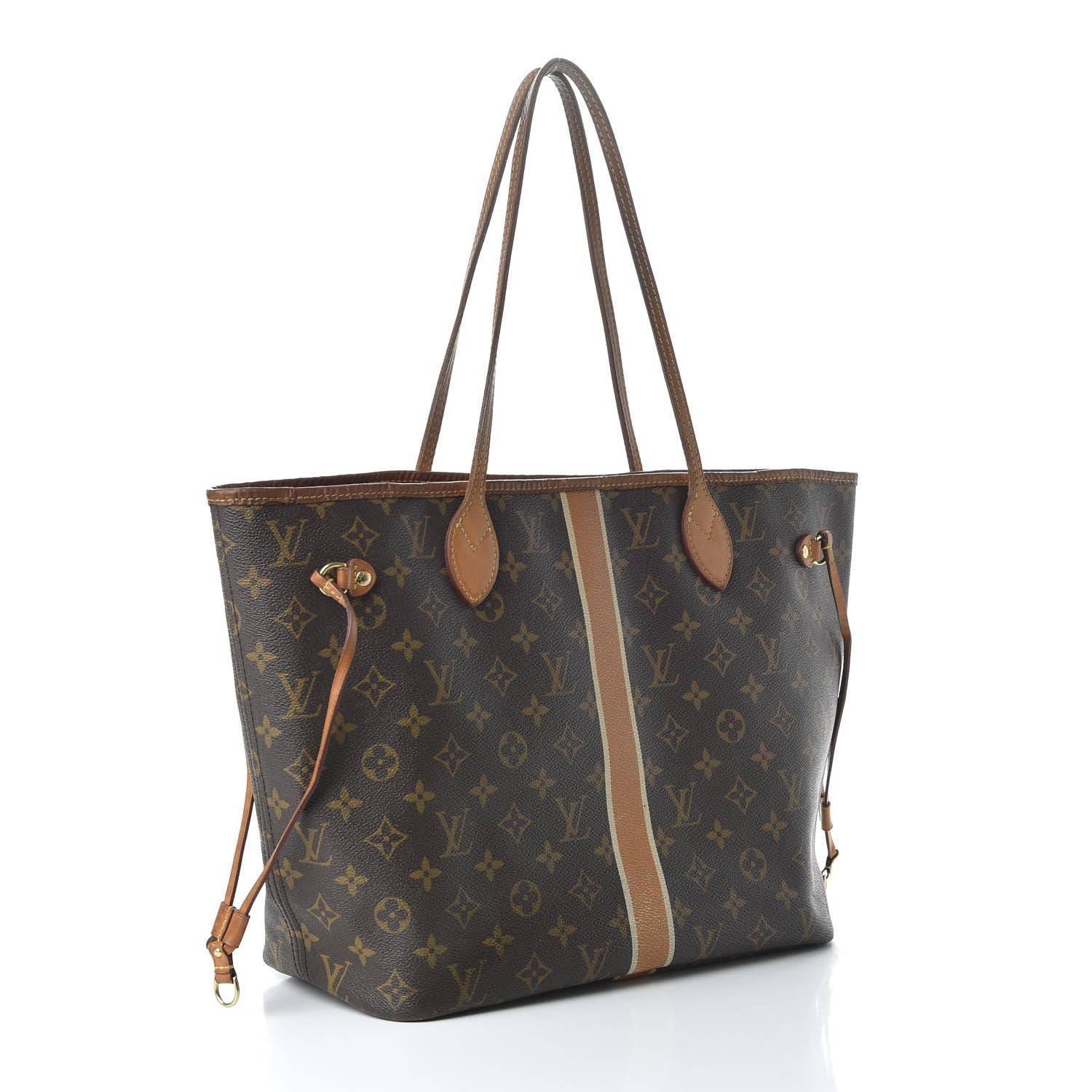 Louis Vuitton Monogram My LV Heritage Neverfull MM Orange and Ivory 3 of 10