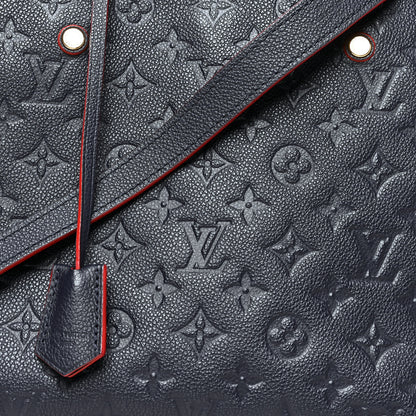 Louis Vuitton Empreinte Montaigne MM Marine Rouge 10 of 15