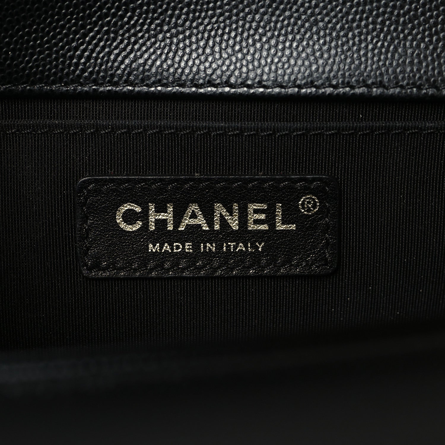 Chanel Caviar Quilted Medium Boy Flap Black 6 of 10