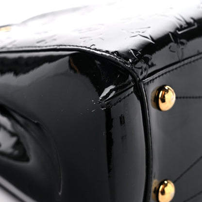 Louis Vuitton Vernis Montaigne MM Black 9 of 16
