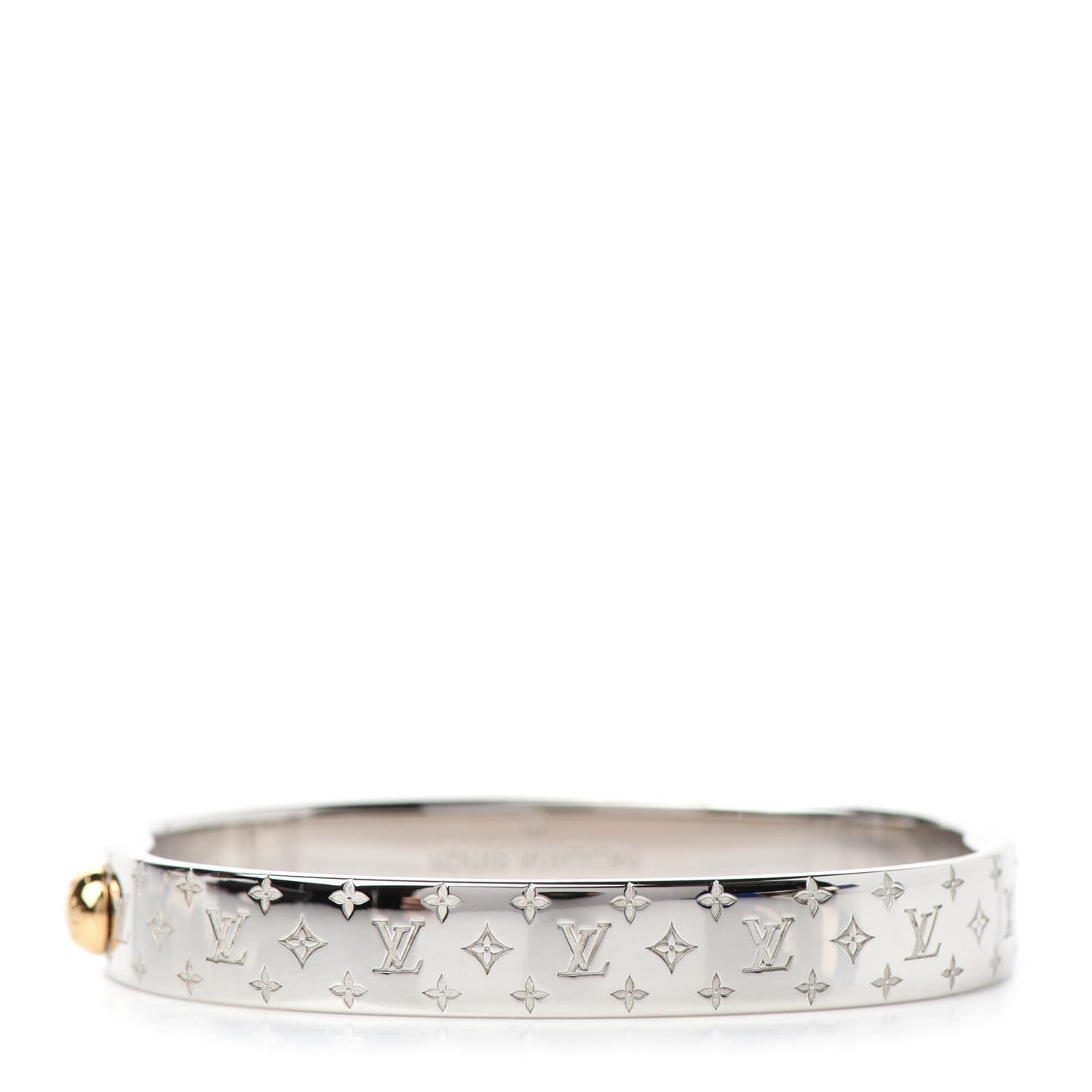 Palladium Monogram Nanogram Cuff M