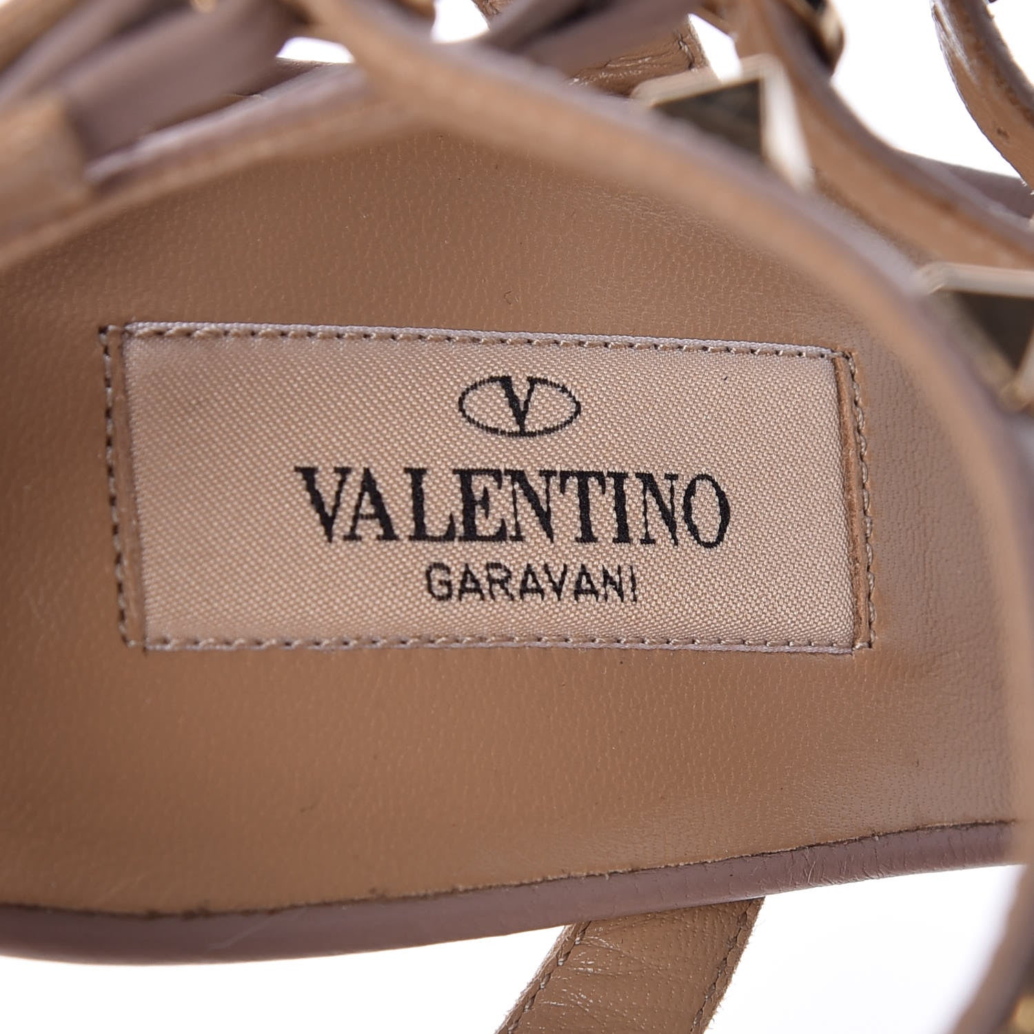 Valentino Garavani Patent Nappa Rockstud Ankle Strap 65mm Pumps 39.5 Ninphea Poudre 7 of 9