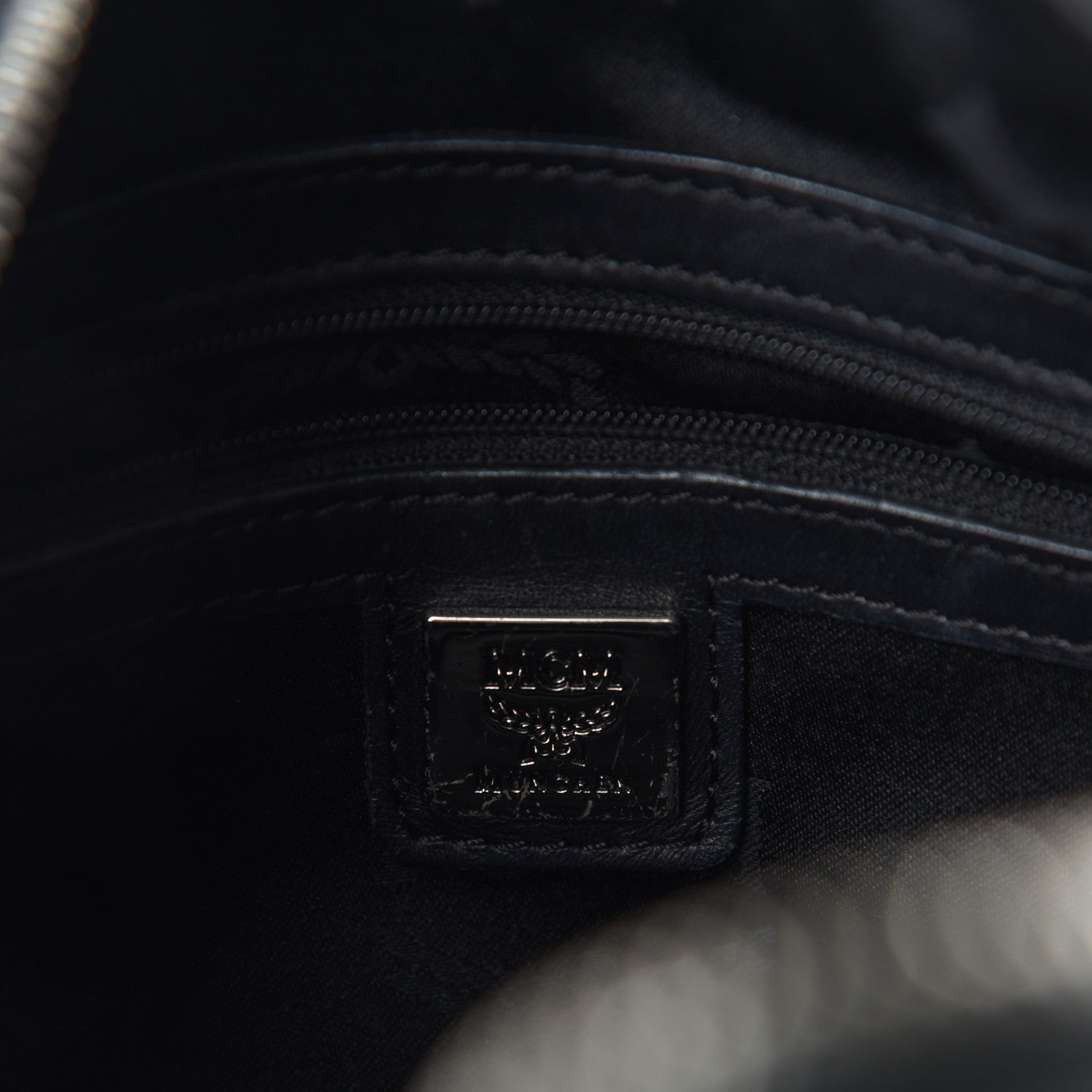 MCM Visetos Small Boston Bag Black 8 of 11