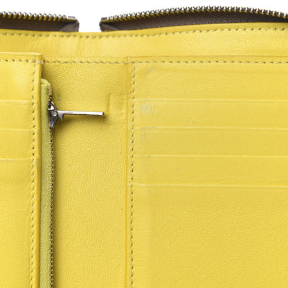 Celine Drummed Calfskin Zip Around Multifunction Wallet Souris 10 of 11