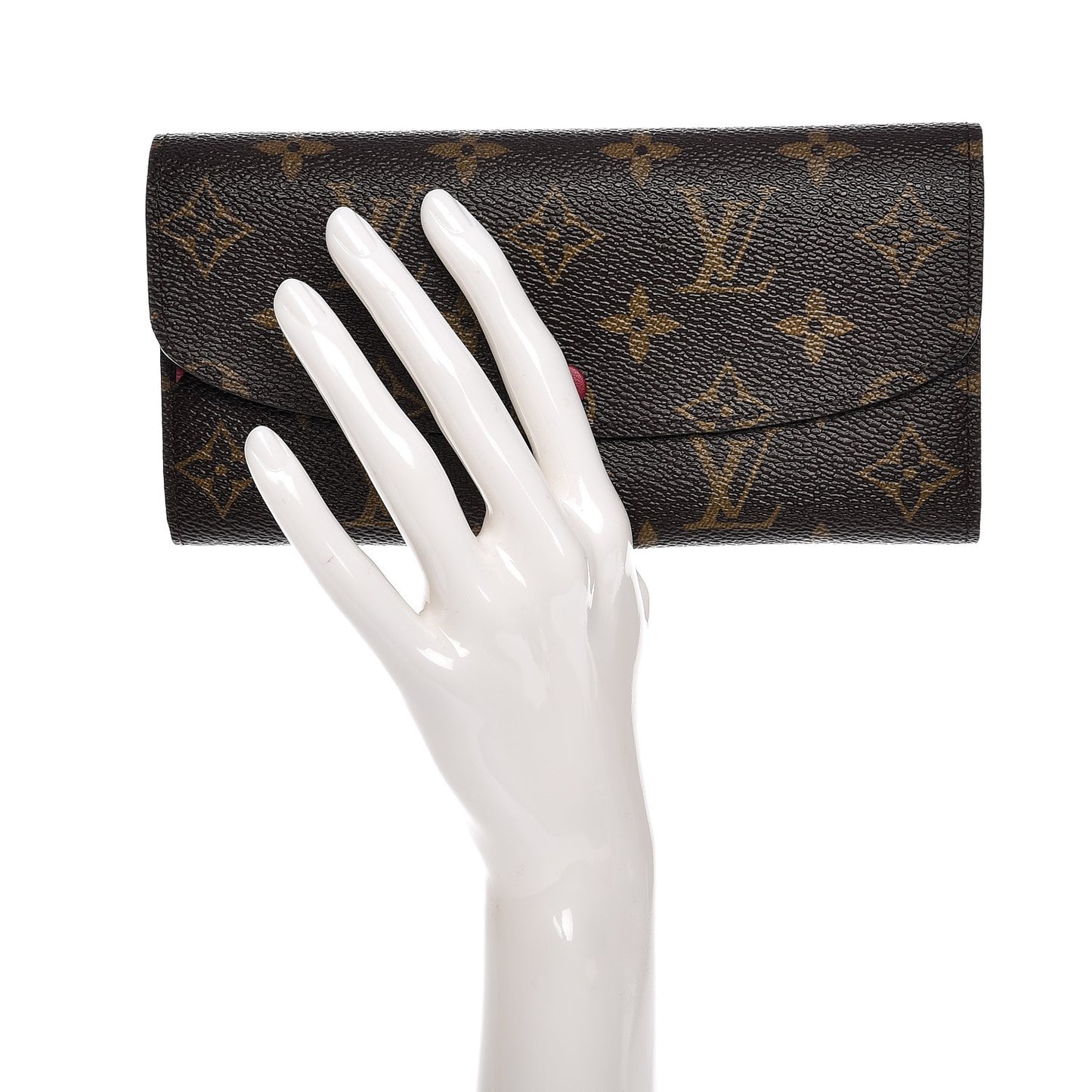 Monogram Emilie Wallet Fuchsia