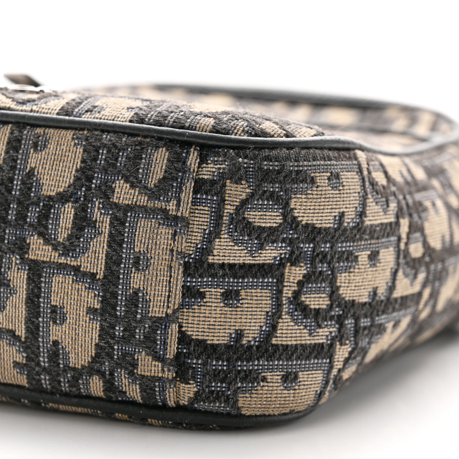 Christian Dior Oblique Messenger Pouch Beige Black 10 of 12
