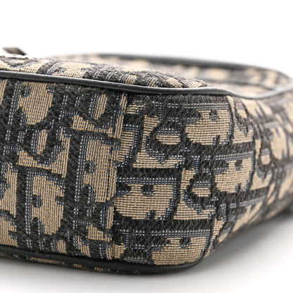 Christian Dior Oblique Messenger Pouch Beige Black 10 of 12