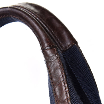 Gucci Nylon Diamante Web Tote Blue 5 of 7