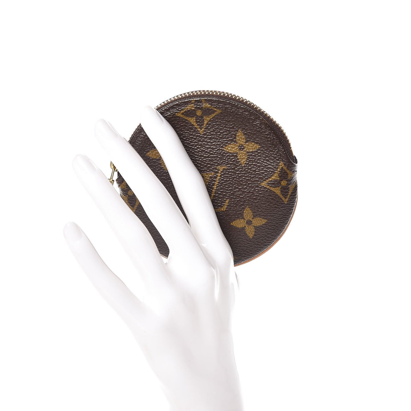 Monogram Round Coin Purse