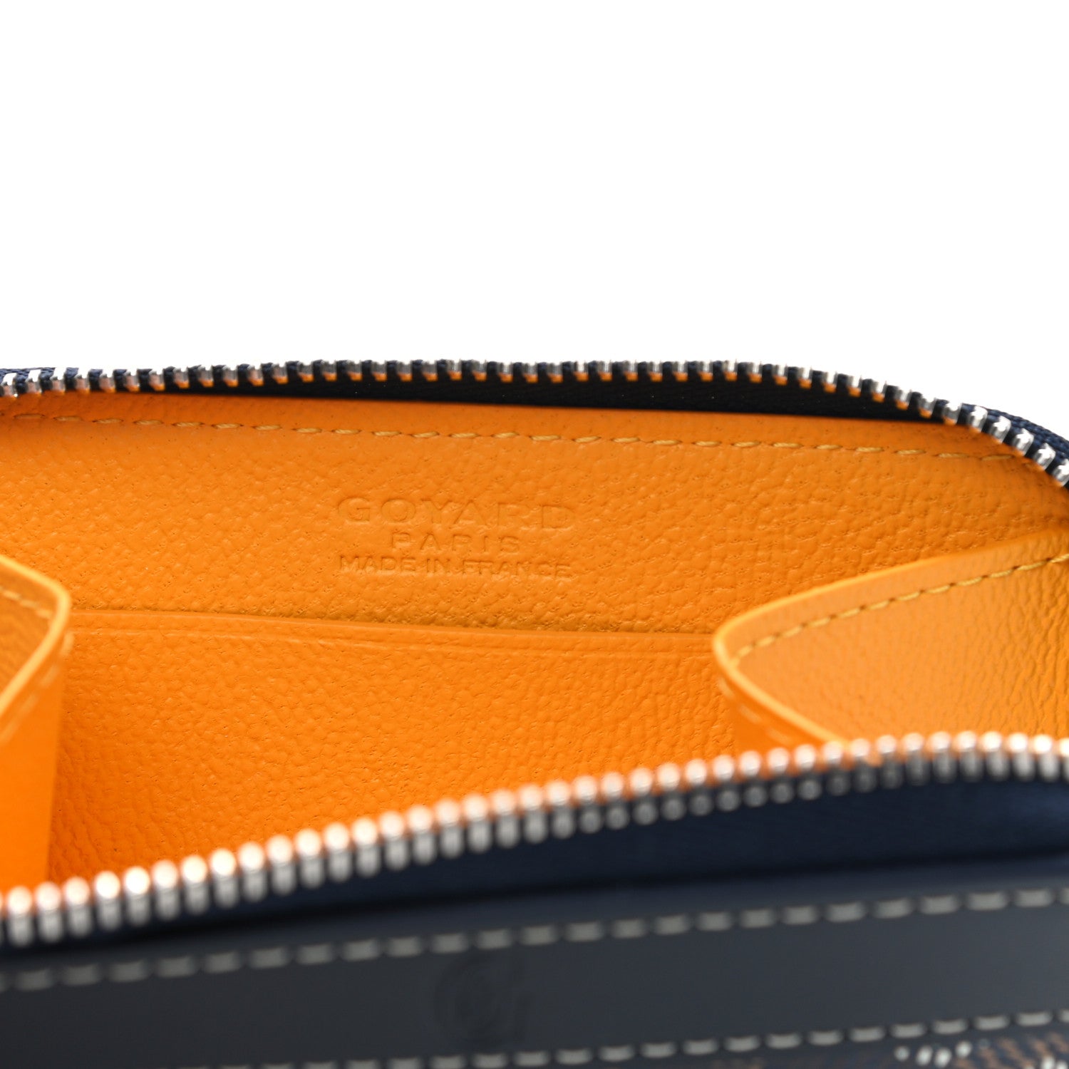 Goyard Goyardine Matignon PM Wallet Navy 6 of 7