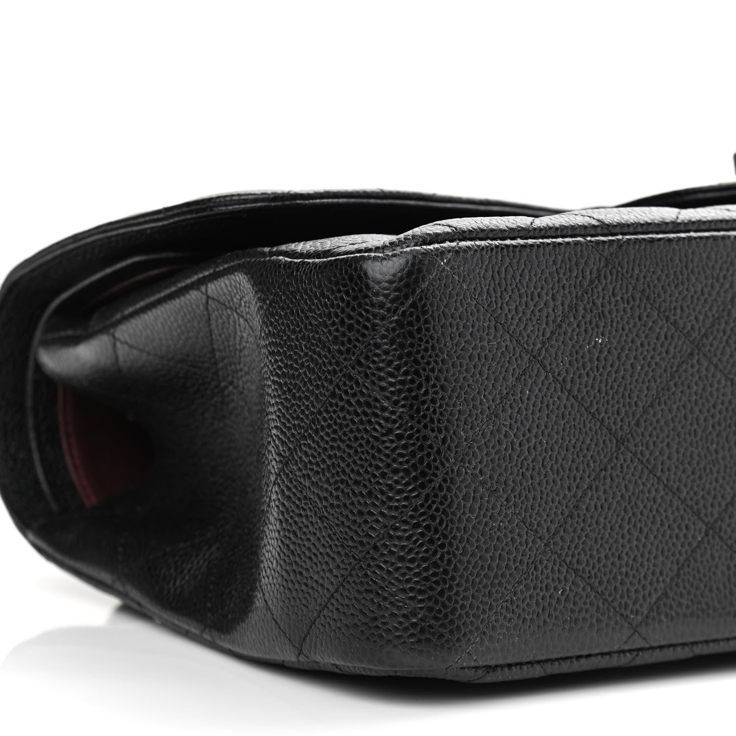 Chanel Caviar Quilted Jumbo Double Flap Black 9 of 11