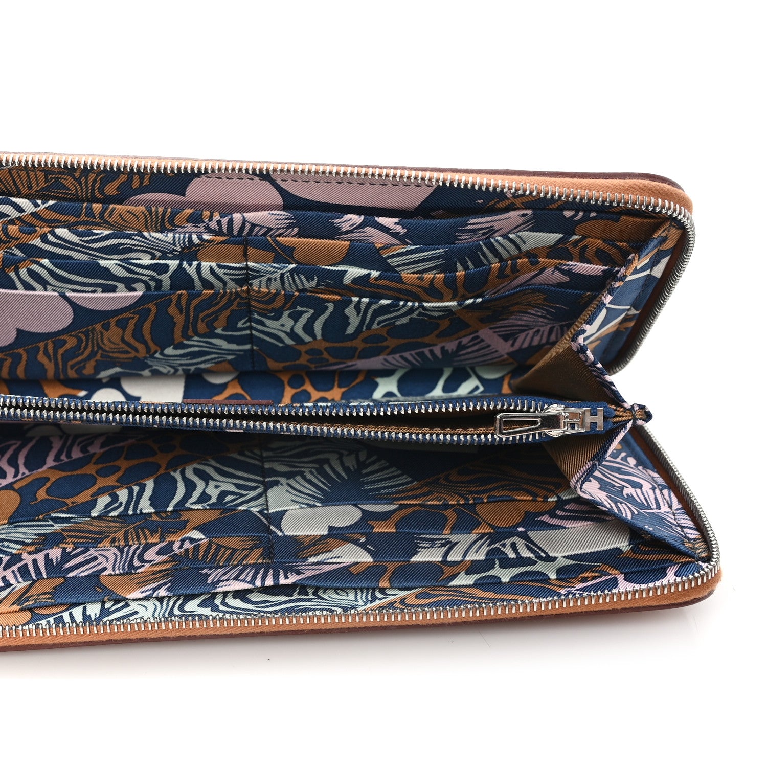 Hermes Evercolor Barenia Silk'In Wallet Gold 5 of 7