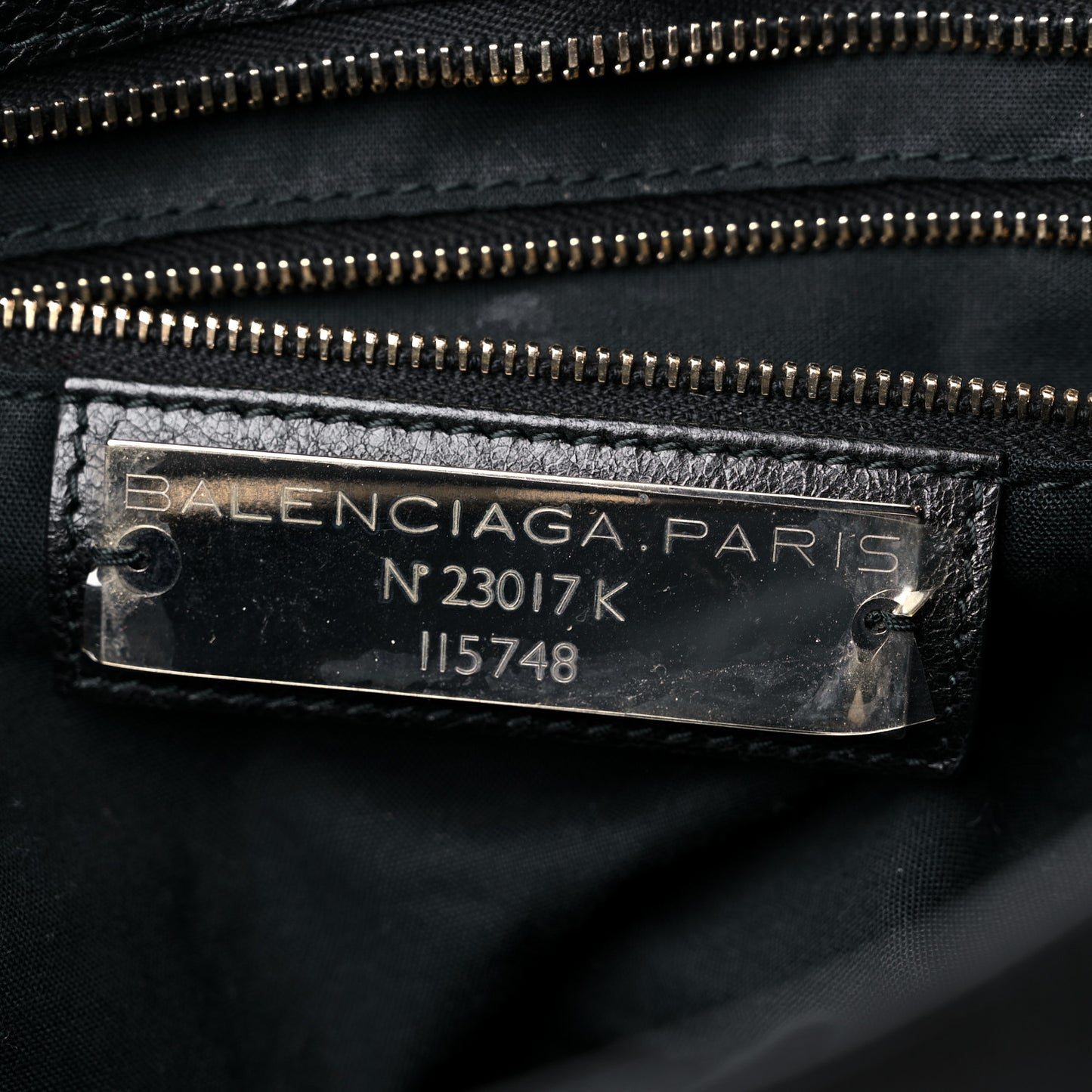 Agneau Classic Gold Hardware City Black