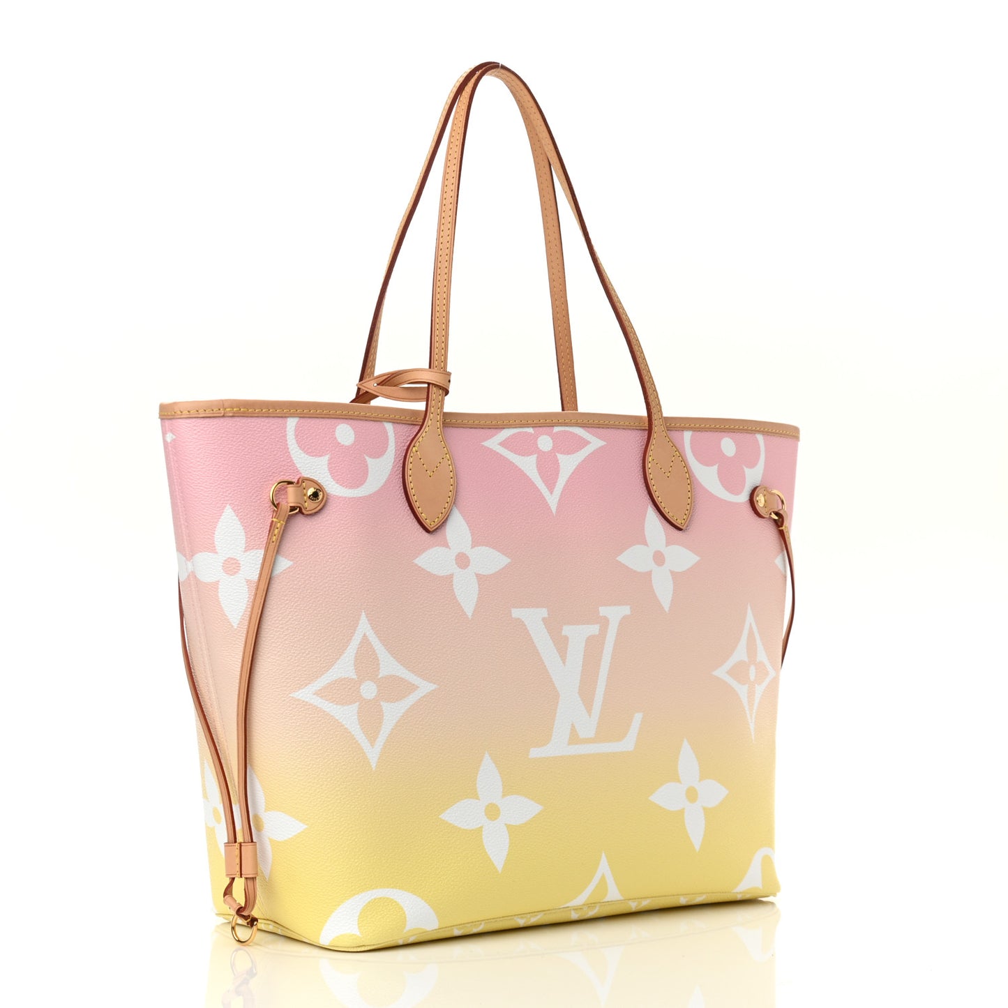 Monogram Giant By The Pool Neverfull MM Light Pink