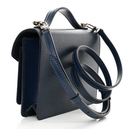 Louis Vuitton Epi Monceau BB Indigo 3 of 10